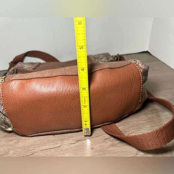 Sakroots Artist Circle Crossbody Fold Over Sienna Spirit Desert Canvas Bag EUC. - Picture 9 of 11